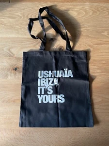 Cotton Bag USHUAÏA Ibiza - Black - Official Cloth - Clothing - Picture 1 of 6
