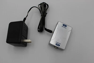 Optical Toslink to Coaxial Digital Audio Converter/Adapter DC 6V - Image 1 of 4