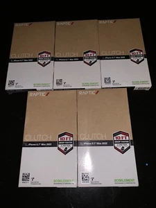 Raptic Clutch iPhone 6.7 Max Lot of 5 Black & Clear - Picture 1 of 2