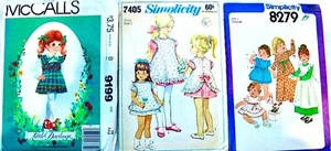 CHILD or TODDLER DRESS Sewing Pattern ~ Sizes 1/2-14 ~ UC - Picture 1 of 89