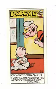 Tarjeta de confitería Primrose serie 4 Popeye n.o 22 - Imagen 1 de 2