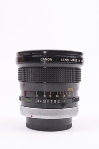 CANON FD 20mm f/2.8 S.S.C. SSC Wide Angle MF Lens #Z24775