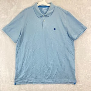 IZOD Advantage Performance Herren Poloshirt Natural Stretch Blau Größe XL Neu ohne Etikett - Bild 1 von 7