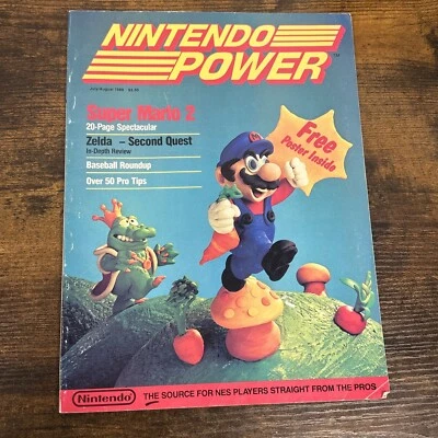 Nintendo Power #1 First Issue July/August 1988 Complete w/ Poster & All Inserts - Image 1 of 4