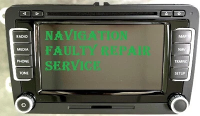 RADIO ASIENTO VW SKODA RNS 510 UNIDAD PRINCIPAL SIN ALIMENTACIÓN SIN PANTALLA SERVICIO DE REPARACIÓN Foto 1 de 4