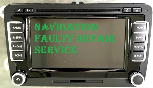 RADIO ASIENTO VW SKODA RNS 510 UNIDAD PRINCIPAL SIN ALIMENTACIÓN SIN PANTALLA SERVICIO DE REPARACIÓN Foto 1 de 4