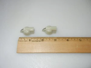 Jukebox Amplifier Tone Control Knobs (Pair)  White- New - Picture 1 of 4