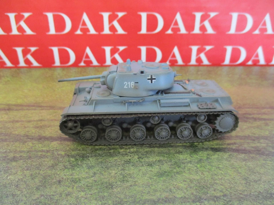 1/72 Modellino Carro Armato Tank KV-1 Model 1941 N216 Captured from German Army - Immagine 1 di 4