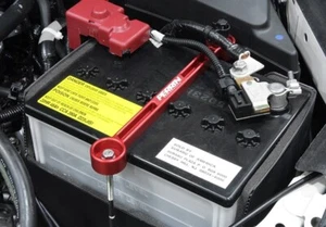 Red Perrin Battery Tie Down For Subaru WRX STi Impreza BRZ FRS 86 GR86 & More - Foto 1 di 6