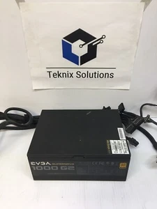 EVGA SUPERNOVA 1000 G2 1000W POWER SUPPLY | 120-G2-1000 BLACK - Afbeelding 1 van 8