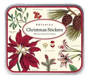 Juego de pegatinas navideñas Cavallini & Co. Botanica, surtidas - Imagen 1 de 12