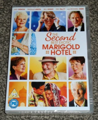 THE SECOND BEST EXOTIC MARIGOLD HOTEL : 2015 SEQUEL DVD NEW SEALED (FREE UK P&P) - Image 1 of 2