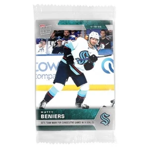 2022-23 NHL Topps NOW® Sticker #152 🏒 Matty Beniers 🏒  Seattle Kraken 🦑 - Picture 1 of 2