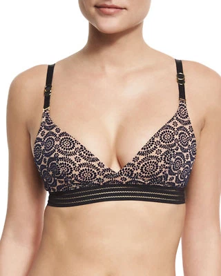 Bralette triángulo inalámbrico Stella McCartney Fleur Dancing para mujer M nuevo con etiquetas Foto 1 de 4