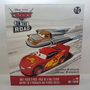 Cars On The Road Disney Pixar Salt Fever 9-Pack Metal Mattel - Picture 1 of 14