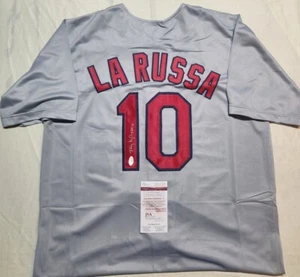 TONY LARUSSA signed Custom Jersey auto autograph certified size XL - Picture 1 of 2
