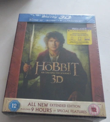 The Hobbit: An Unexpected Journey [Extended Edition] [Blu-ray 3D New Sealed - Image 1 of 3