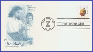 USA4 #4372 U/A ARTCRAFT FDC   Hanukkah - Picture 1 of 1