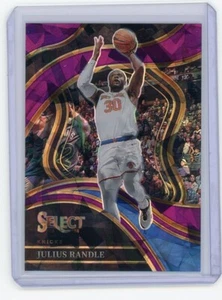 2023-24 Panini Select Julius Randle Courtside 1/99 púrpura hielo agrietado Prizm #246 - Imagen 1 de 2