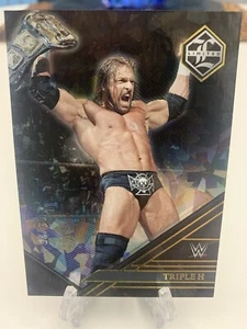 2023 WWE Panini Chronicles Limited Triple H #233 Cracked Ice Prizm #09/25 - Imagen 1 de 3