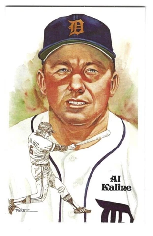1981 Perez Steele Hall of Fame Postcard #170 Al Kaline 02501/10000 Cover