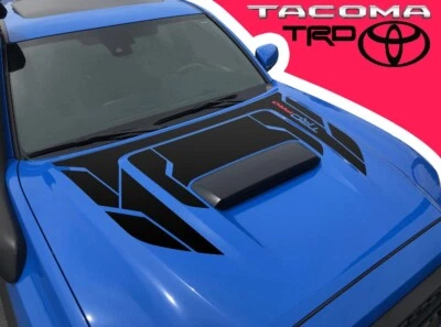 TRD Toyota Tacoma Pro Hood Decal, Matte black, TRD Pro, 4x4 Sport, High quality - Image 1 of 4