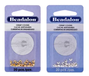 Beadalon® Crimp Perlen Schmuckteile * versch. Farben & Größen - Picture 1 of 3
