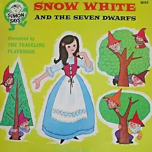 Snow White and the Seven Dwarfs Traveling Playhouse Simon Says Record Vinyl LP - Picture 1 of 5