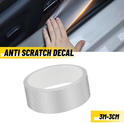 Дверь 3M * 3 см автомобиля предохранитель края анти царапины полоска протектор прозрачный универсальный - Изображение 1 из 4