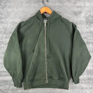 Brandy Melville Sage Green Basic Heavyweight Zip Up Hoodie Jacket Womens XL - Picture 1 of 8