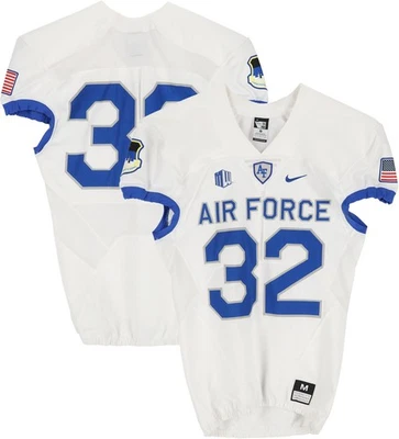 Air Force Falcons Team-Issued #32 White Jersey from Football Program - Size M - Image 1 of 3
