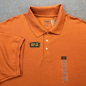 Foundry Poloshirt Herren 4XLT Orange Rost Quick-Dri Pflegeleicht Kurzarm Golf - Bild 1 von 9