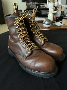 Red Wing 2233 8” Steel Toe Boots Size 9.5 D Made In The USA - Picture 1 of 7