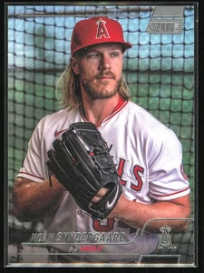 Noah Syndergaard 2022 Stadium Club Black Foil #11 Los Angeles Angels - Bild 1 von 2