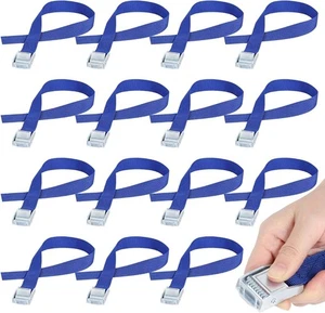 Spanngurte Kurz 15 Stück, 50CM Rostfreie Zurrgurte Mit Klemmschloss, Kleine Span - Bild 1 von 7