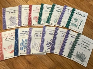 Storey Country Wisdom Bulletins Herbs & More Paperbacks Lot Of 14 Gardening Vntg - Imagen 1 de 11