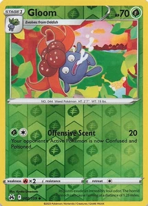 Gloom Uncommon Reverse Holo Crown Zenith 002/159 casi nuevo - Imagen 1 de 2