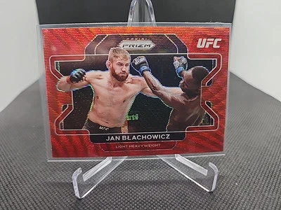 2022 Panini Prizm UFC - Jan Blachowicz #43 Ruby Wave Prizm - Image 1 of 2