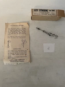 Rare Vintage Lite Striking Fish Hook Trap w/Original Box and Papers 3 - Picture 1 of 7