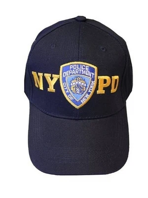 Official NYPD Cap Mens Baseball Hat New York Police Dept Hat Navy Embroidered - Image 1 of 4
