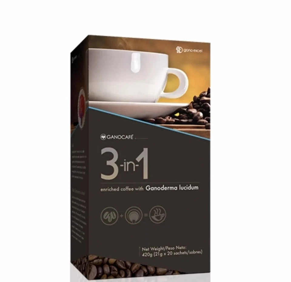 Gano Excel GanoCafe 3 in 1  Coffee Enriched with Ganoderma Lucidum - Image 1 of 1