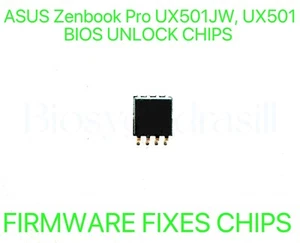 ASUS Zenbook Pro UX501JW, UX501 Series, ADMIN NO PASSWORD FIRMWARE BIOS CHIP - Afbeelding 1 van 1