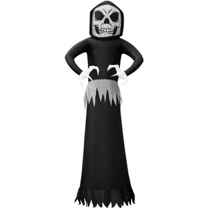 20-Ft Tall Ghost Reaper Blow Up Inflatable with Lights, Outdoor Halloween Inf... - Picture 1 of 9