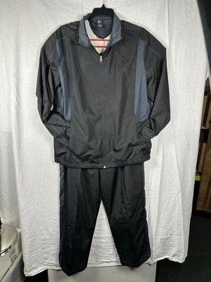 De Colección Starter Para Hombres Rompevientos Traje de Pista Chaqueta Pantalones de Calentamiento Grande Azul Marino Negro Años 90 Foto 1 de 4