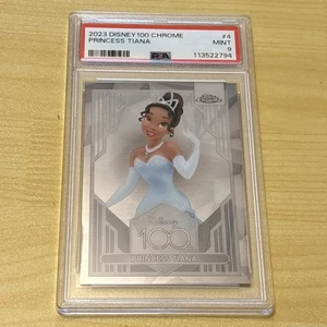 2023 Disney Topps Chrome Princess Tiana #4 Base PSA 9 - Picture 1 of 2