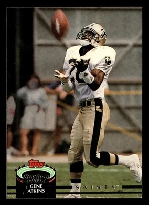 1992 Topps Stadium Club - Gene Atkins #105 - Image 1 of 2