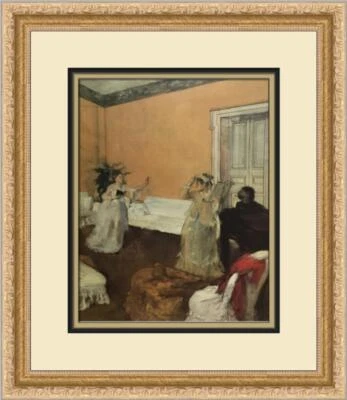 Impresión enmarcada personalizada Edgar Degas The Song Rehearsal  Foto 1 de 2