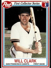 1990 Post Cereal  #7 Will Clark