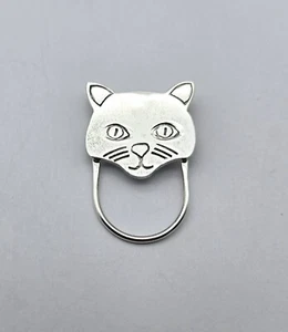 Vintage Taxco Eagle Sterling Mid Century MCM Whimsical Cat Brooch Pin - 11.0g - Picture 1 of 3