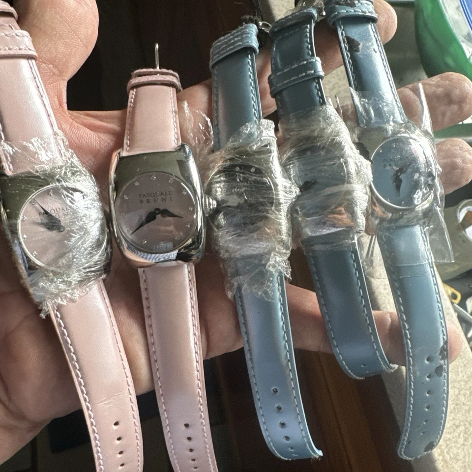 Lote de 5 peças relógio pasquale bruni quartzo mostrador de diamante  - Imagem 1 de 1